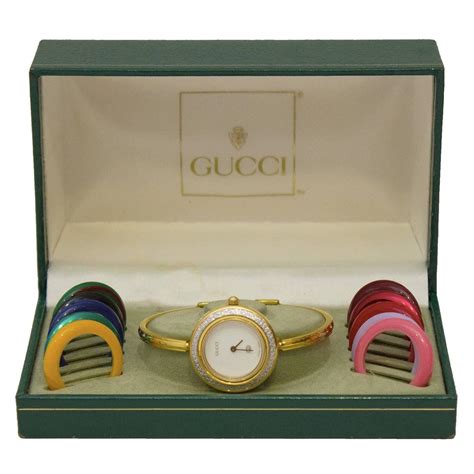 gucci interchangeable bezel saat|gucci pearl face watch.